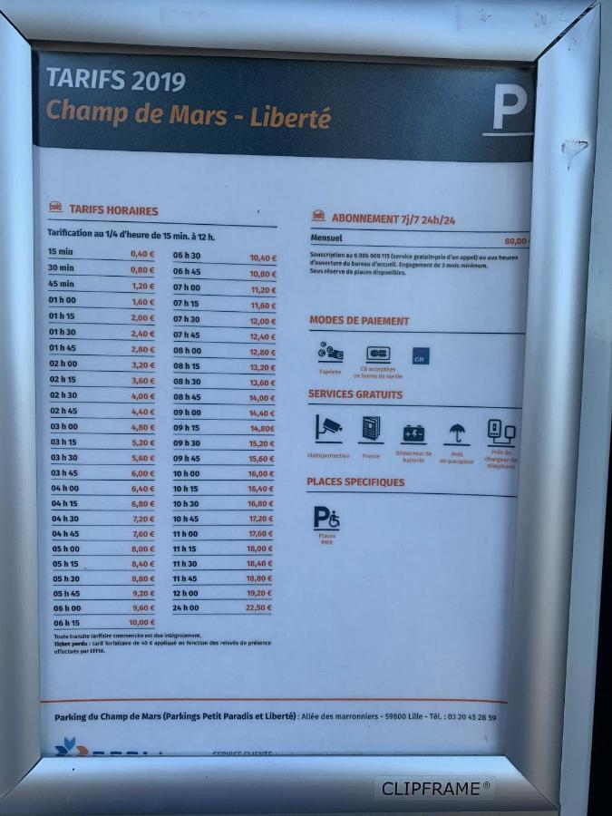 Peniche Coeur De Lille Citadelle Terrasse 24H24H Access Hotel Buitenkant foto